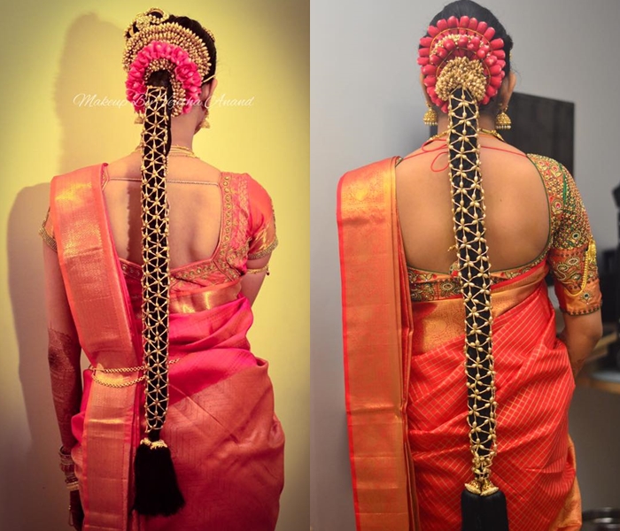 Pin by Saiarjun Kokkonda on brides collection | Indian bridal hairstyles, Bridal  hairstyle indian wedding, Bridal blouse designs