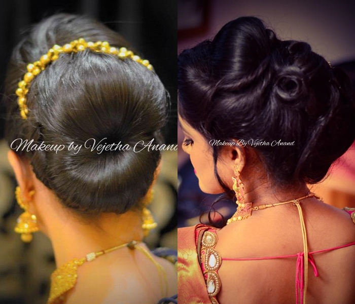 South Indian Reception Hairstyle | Simple Reception Hairstlye | - YouTube-thephaco.com.vn