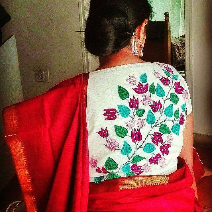 Saree Blouse Back Side Designs