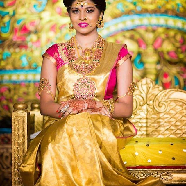 Blouse Designs For Gold Silk Sarees