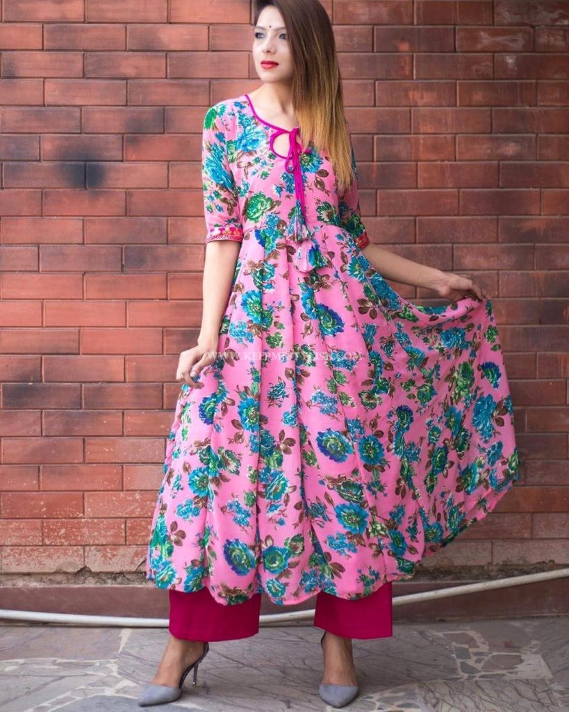 These Fun Floral Print Anarkalis Will Take Down This Summer! • Keep Me ...