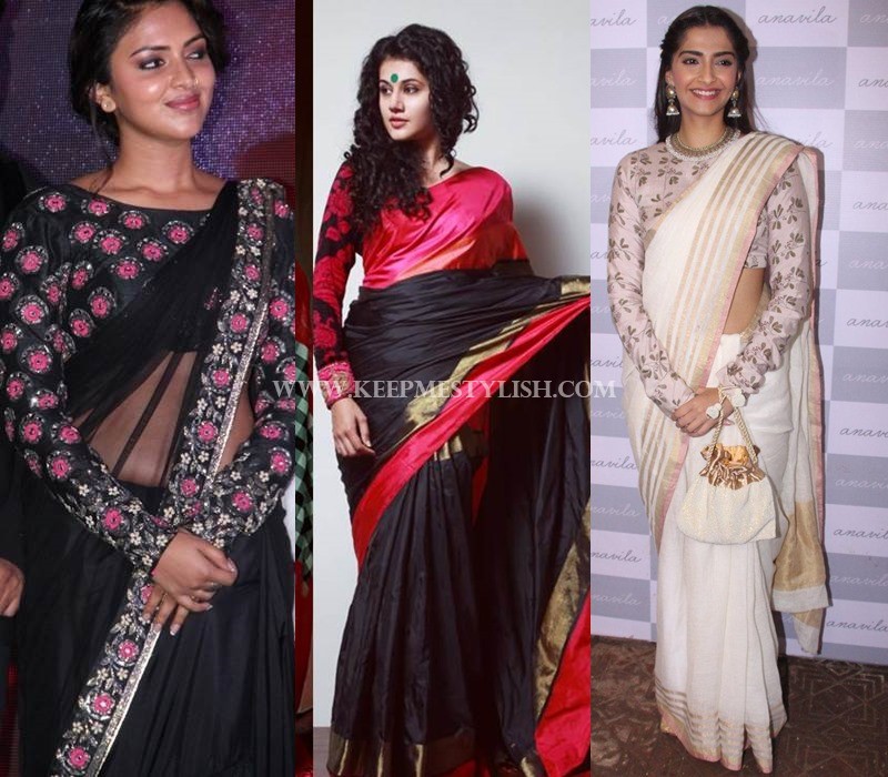 full sleeve saree blouse patterns