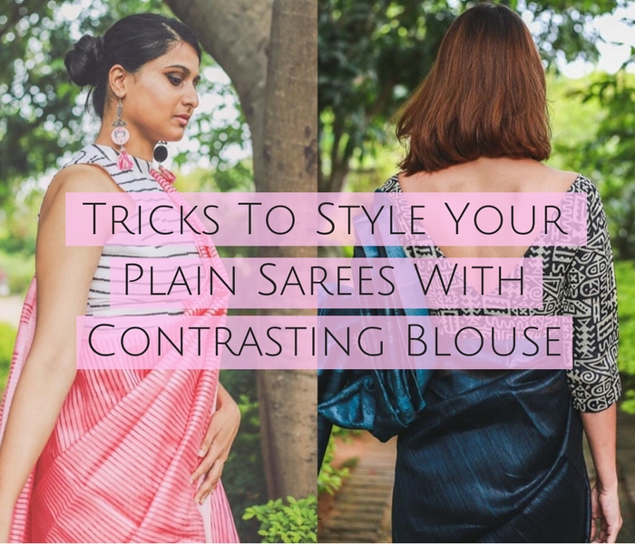 Tricks To Style Your Plain Sarees