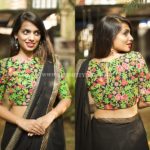black-saree-with-embroidery-blouse