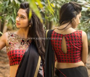 How to Shop the Best Blouse Designs For Your Black Saree? • Keep Me Stylish