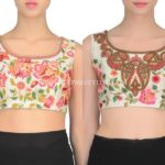 floral-blouse-designs-for-sarees (12)