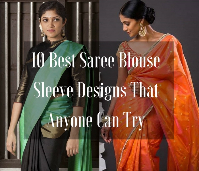 saree blouse sleeve designs