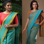 simple-cotton-blouse-saree-designs