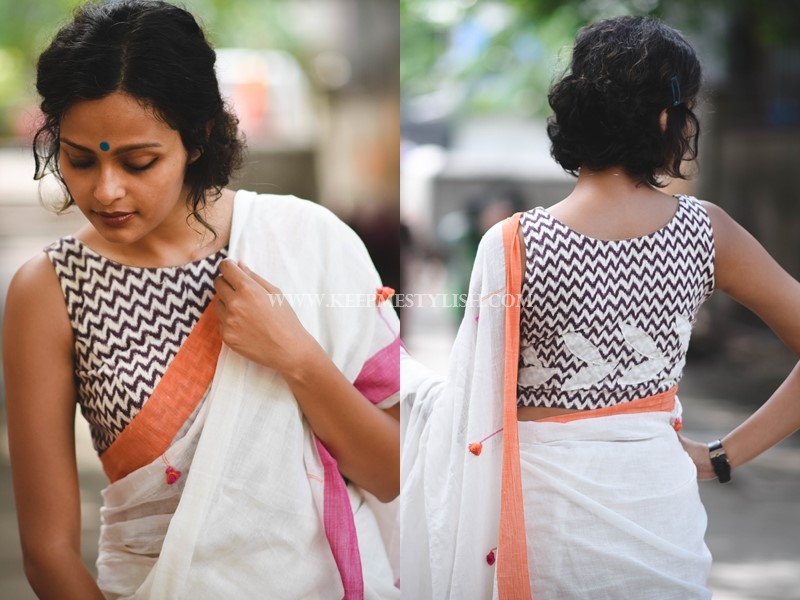 Simple Saree Blouse Designs For Daily Wear