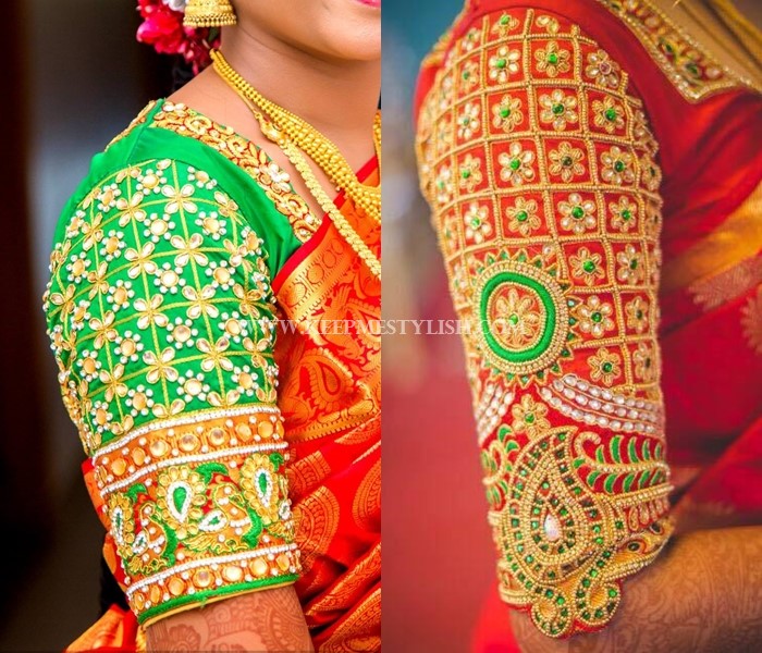 Traditional Blouse Designs For Silk Sarees