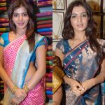 1-samantha-ruth-in-blue-silk-saree