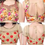 Floral-net-blouse-designs