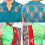 Green-net-blouse-desings