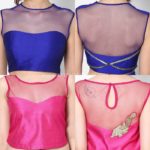 High-neck-net-blouse-designs