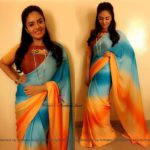 Plain-sarees-with-designer-blouse-combinations (10)