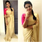 Plain-sarees-with-designer-blouse-combinations (2)