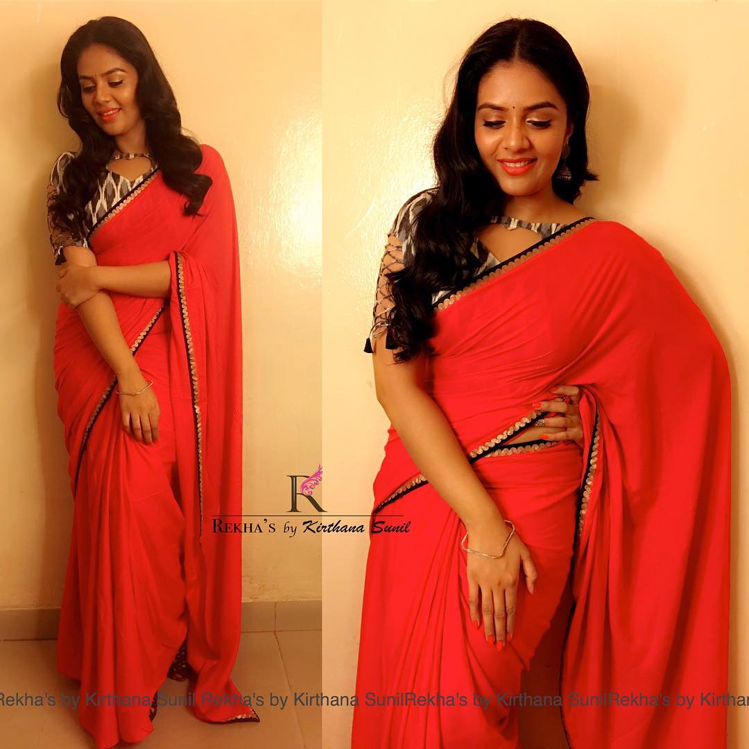 Buy Sutisaree Red Plain Cotton Saree ( Model Blouse Not Included )