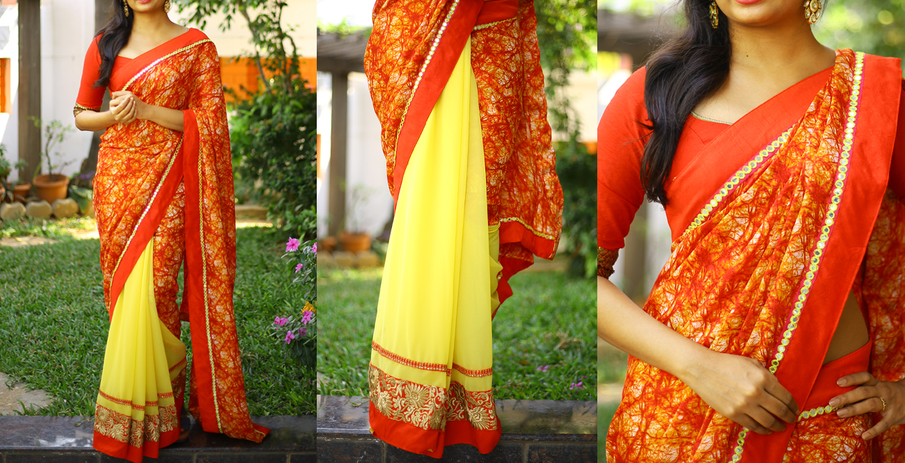 Two Color Sarees