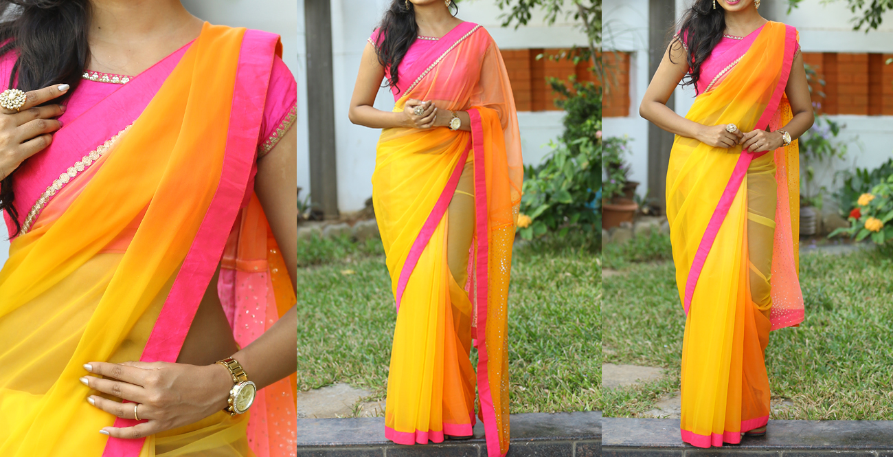 Two Color Sarees