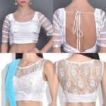 White-net-blouse-desings