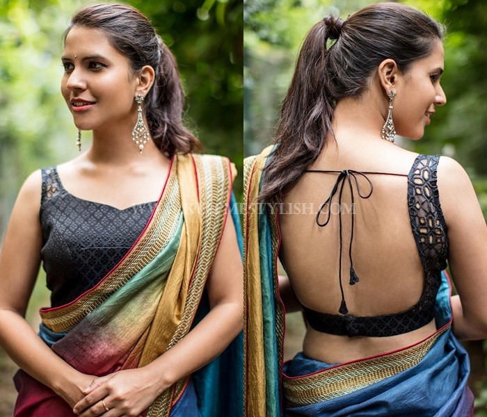 13 New Blouse Back Neck Designs For Pattu Sarees Keep Me Stylish