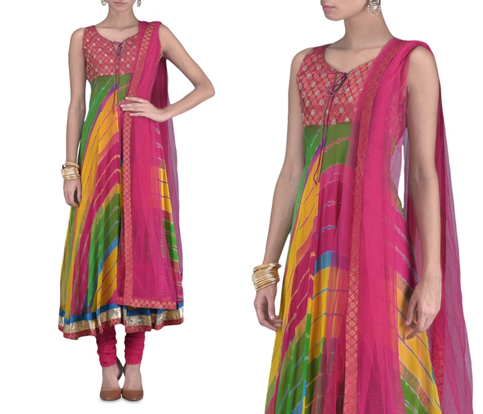 Churidhar Neck Designs With Piping