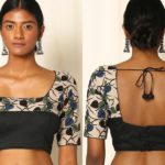 kalamkari-blouse-designs-for-plain-sarees