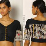 kalamkari-blouse-designs-for-plain-sarees (3)