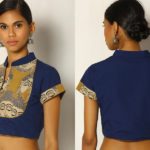 kalamkari-blouse-designs-for-plain-sarees (4)