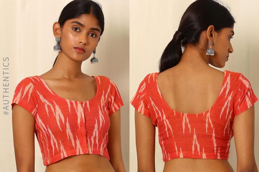 10 Must Try Simple Saree Blouse (Front and Back) Designs • Keep Me Stylish