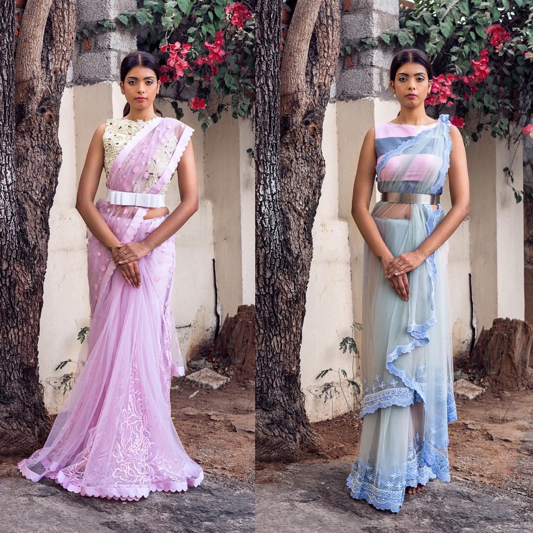 Designer Saree Designs For Wedding Reception