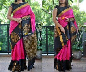 You're Not Wearing Black Silk Sarees Like These • Keep Me Stylish