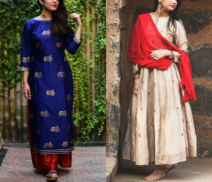 dresses made from old sarees