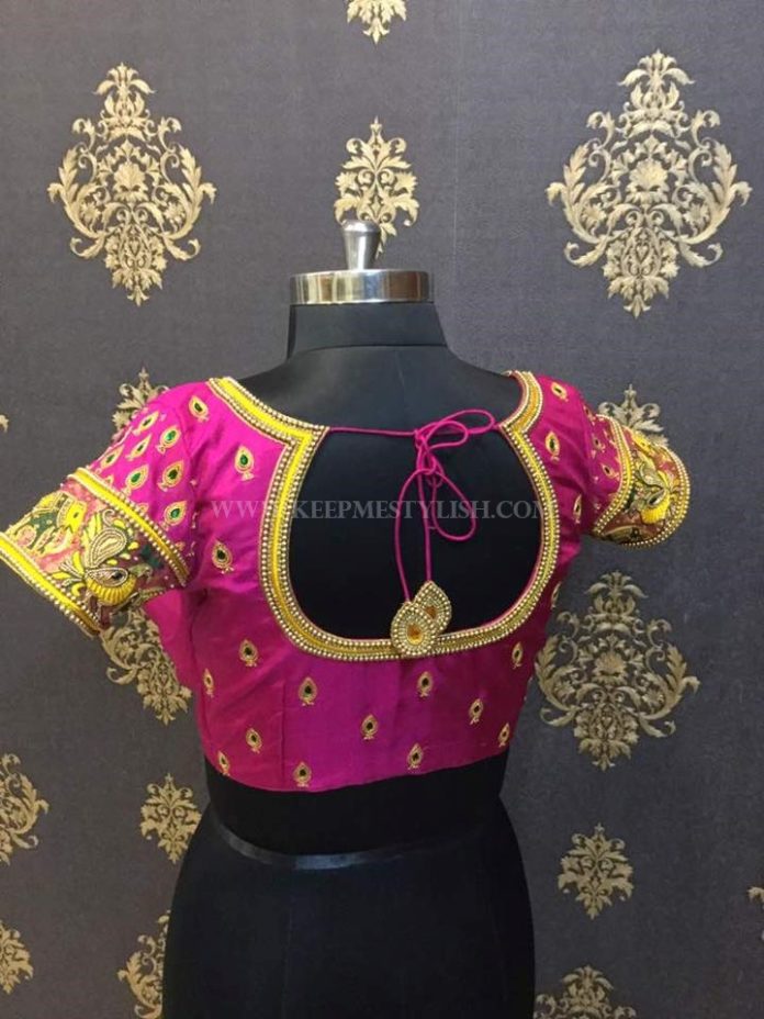 These Latest Maggam Work Blouse Designs Will Steal Your Heart • Keep Me ...