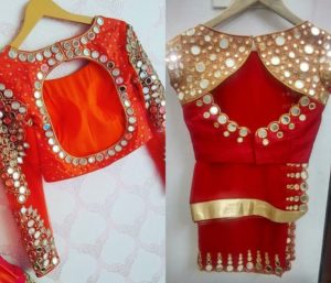 20+ Coolest Mirror Work Saree Blouse Designs You Need To See • Keep Me ...