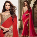 red-saree-gold-blouse (11)