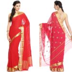 red-saree-gold-blouse (17)