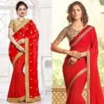 red-saree-gold-blouse (8)