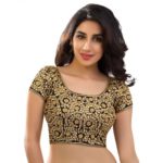 black-blouse-designs-for-sarees (14)