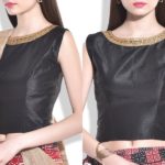 black-blouse-designs-for-sarees (8)