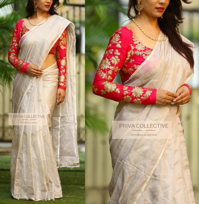30+ Beautiful Saree Blouse Sleeve Designs to Try This Year • Keep Me ...