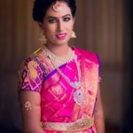contrasting-blouses-for-pink-silk-sarees (2)