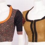 plain-sarees-with-printed-blouses (3)
