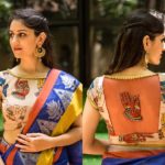 plain-sarees-with-printed-blouses (8)