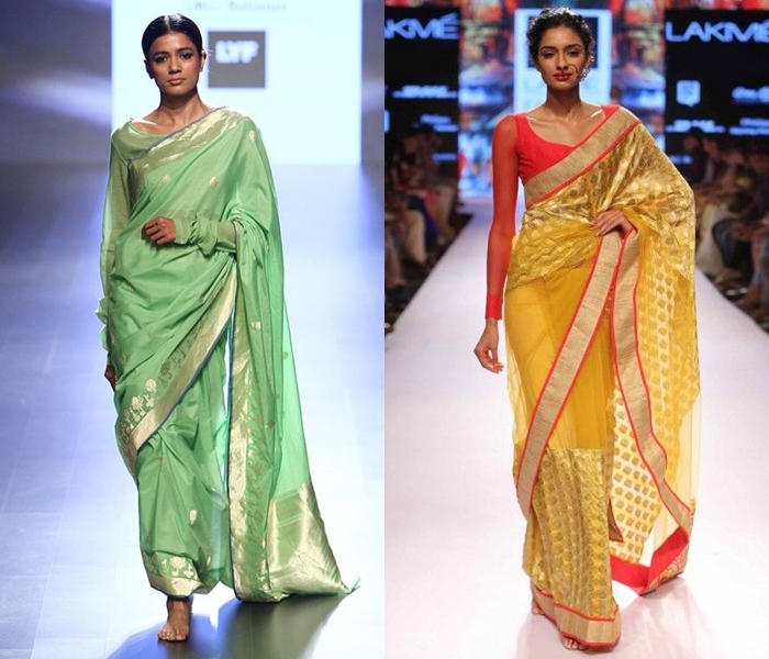 Full Sleeve Blouse Designs For Silk Sarees