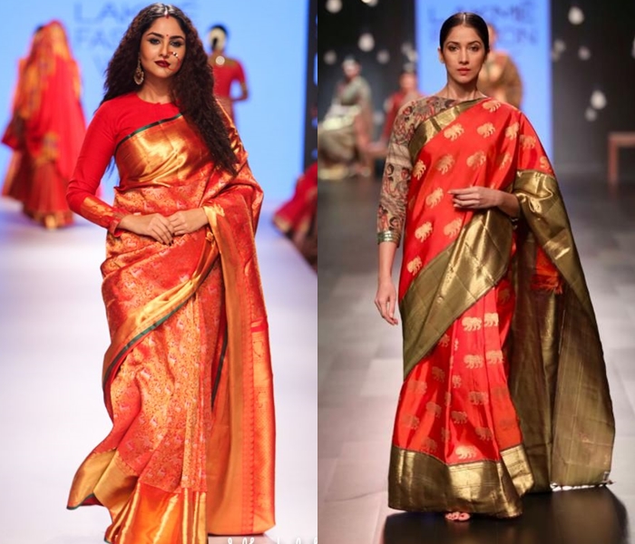 Full Sleeve Blouse Designs For Silk Sarees
