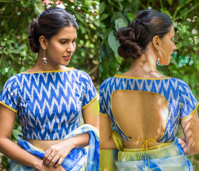 The Best Ikkat Pattu Saree Blouse Designs | ikkat pattu saree blouse designs  | Latest Pattern Blouse - YouTube