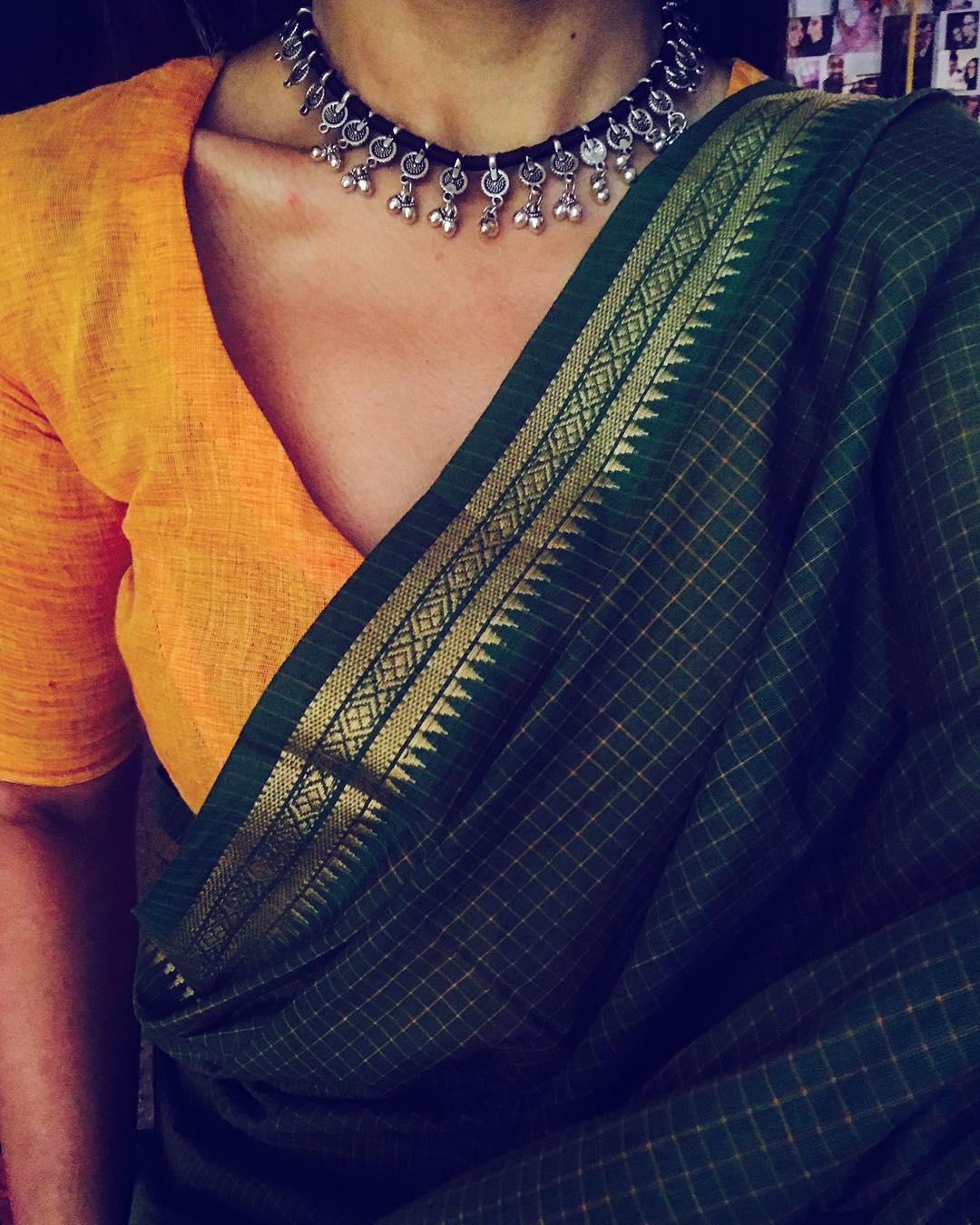 The Best Necklace Designs You Can Wear With Sarees • Keep Me Stylish- SIMPLE SAREE LOOK FOR PARTY
