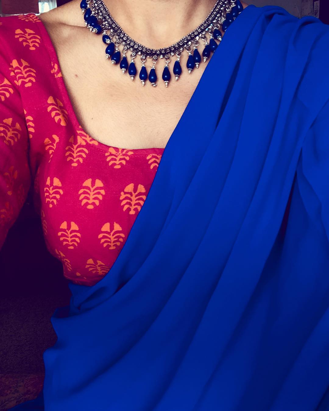 necklace for sarees