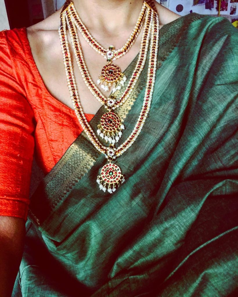 The Best Necklace Designs You Can Wear With Sarees • Keep Me Stylish